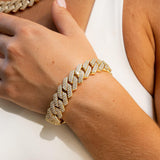 14mm Monaco Bracelet - Gold