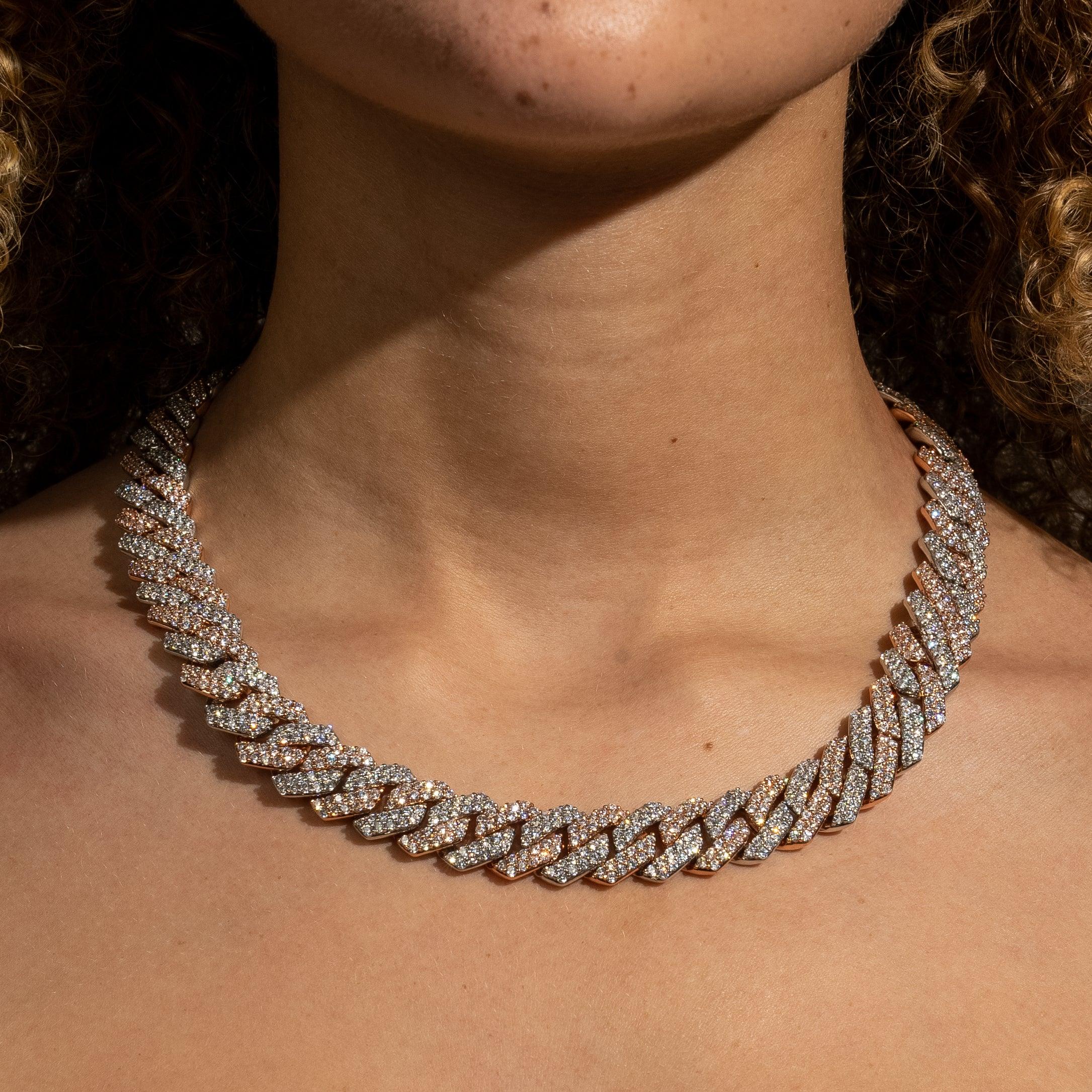 Monaco Chain Models 14mm Monaco Chain - Two Tone – Adamans