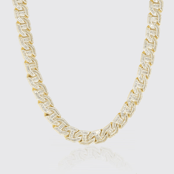 17mm G Link Chain - Gold