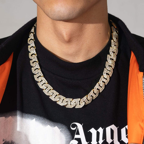 17mm G Link Chain - Gold