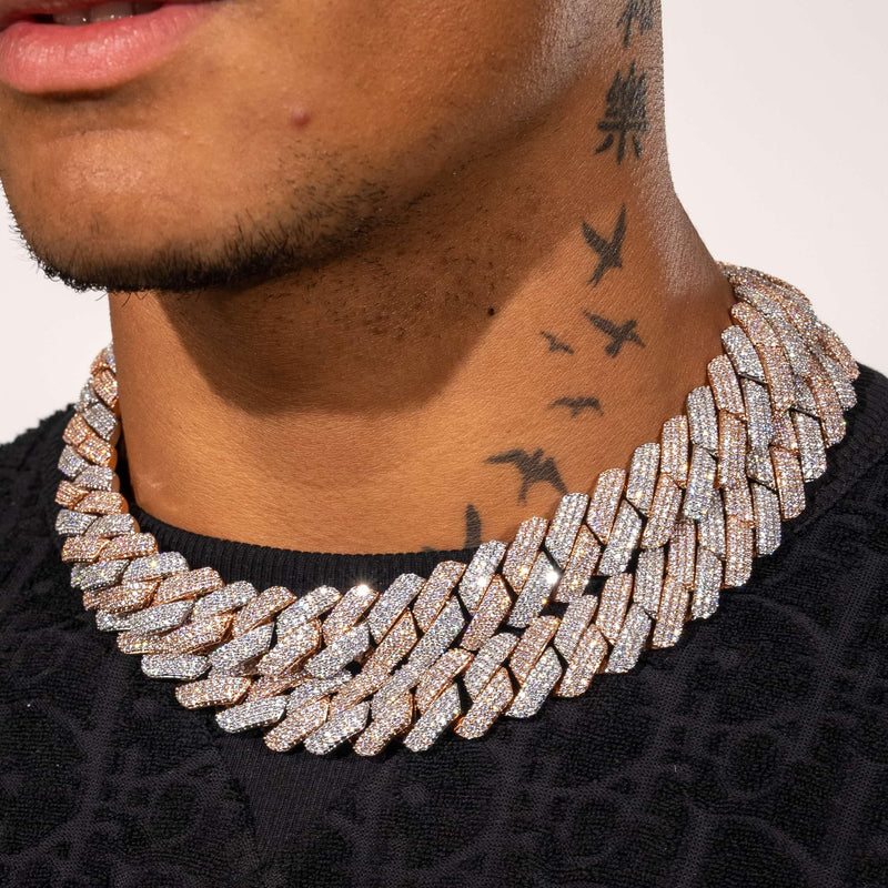 20mm Monaco Chain - Two Tone