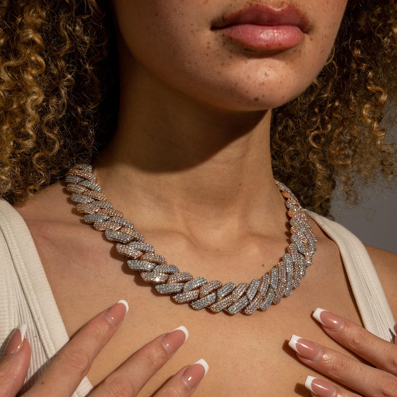 Monaco Chain Models 20mm Monaco Chain - Two Tone – ADAMANS