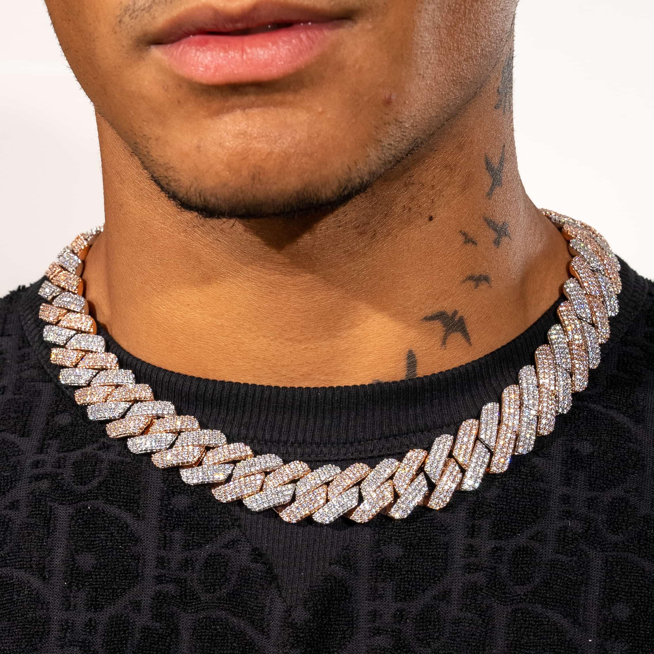 20mm Monaco Chain - Two Tone – ADAMANS