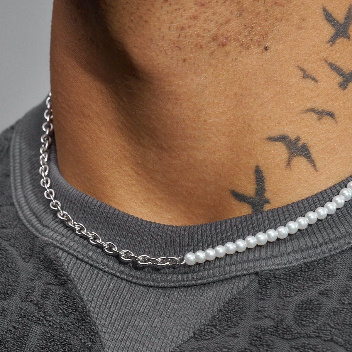 5mm Tri-Blue Diamond Tennis Chain - White Gold | Adamans – ADAMANS