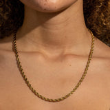 4mm Rope Chain - Gold