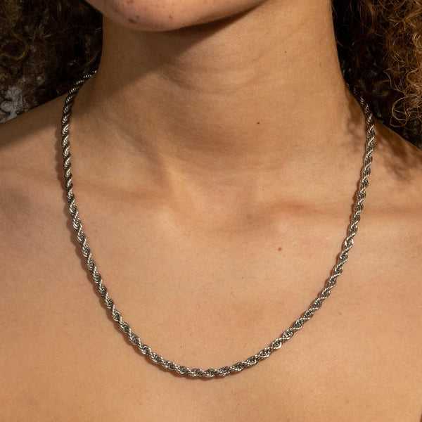 4 Millimeters Rope Chain Rope Chains – Adamans