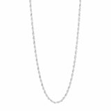 4mm Rope Chain - White Gold