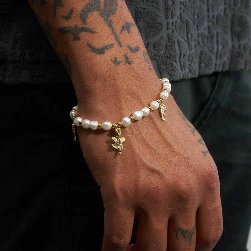 5mm PEARL BRACELET ANGELS - Adamans - 