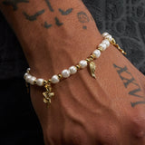 5mm PEARL BRACELET ANGELS - Adamans - 