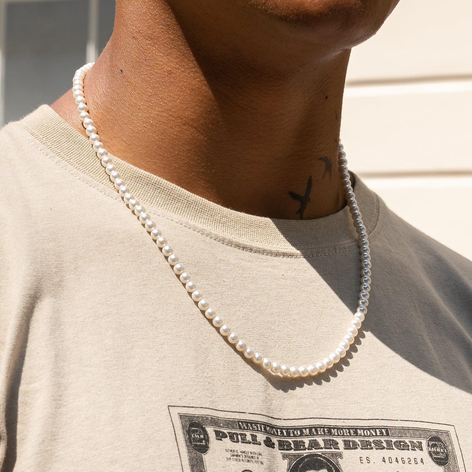 5mm Pearl Necklace - 925 Silver – ADAMANS