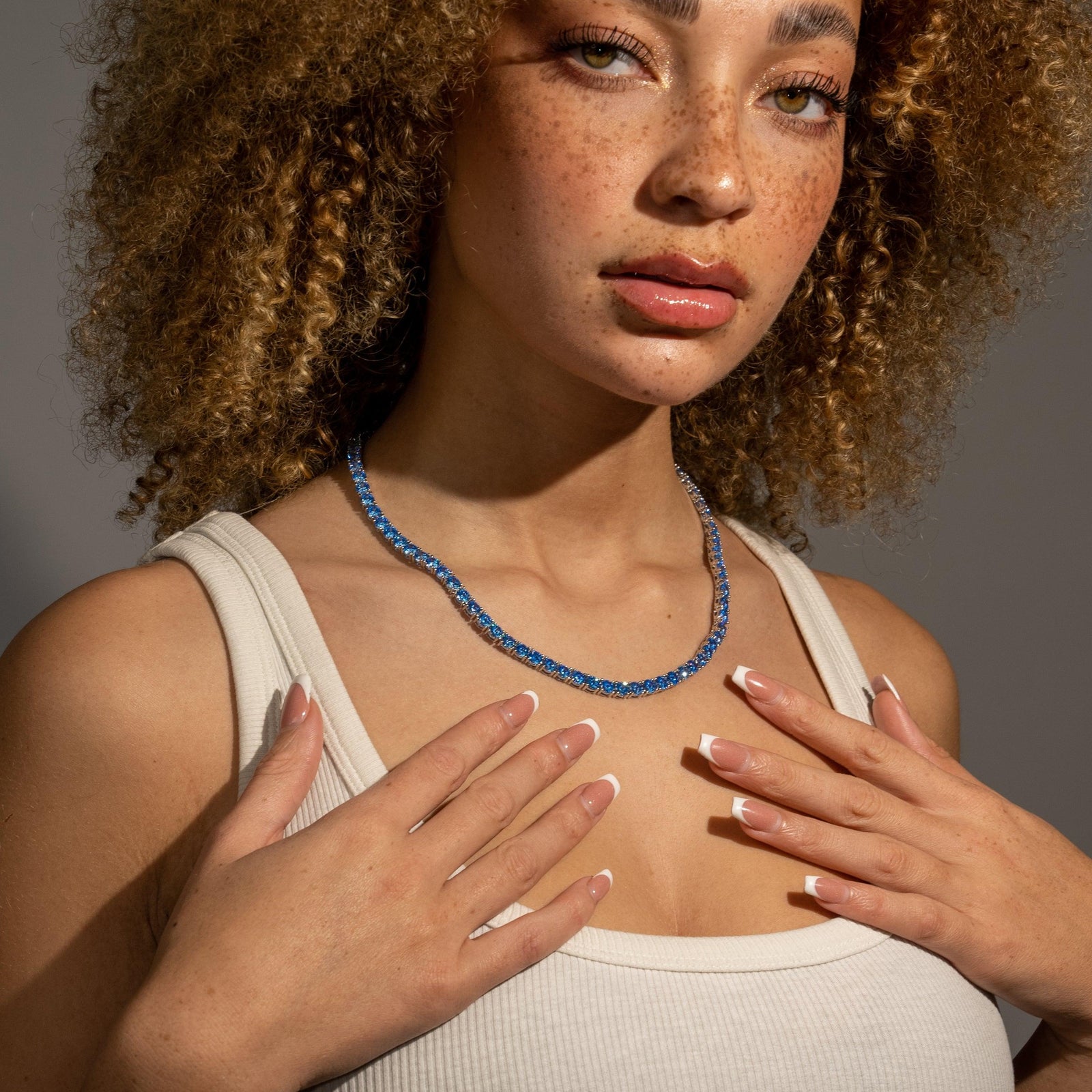 5mm Tennis Chain - Blue Sapphire – ADAMANS