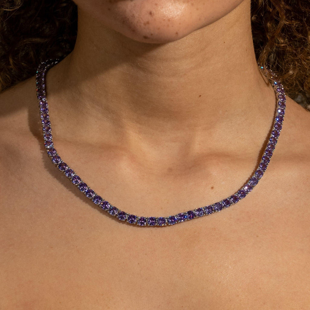 5mm Tennis Chain - Purple Amethyst – Adamans