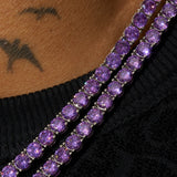 5mm Tennis Chain - Purple Amethyst