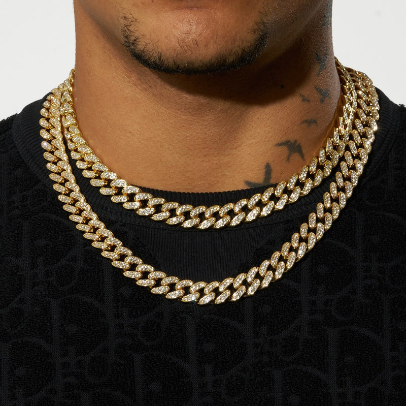 13mm Cuban Chain - Gold