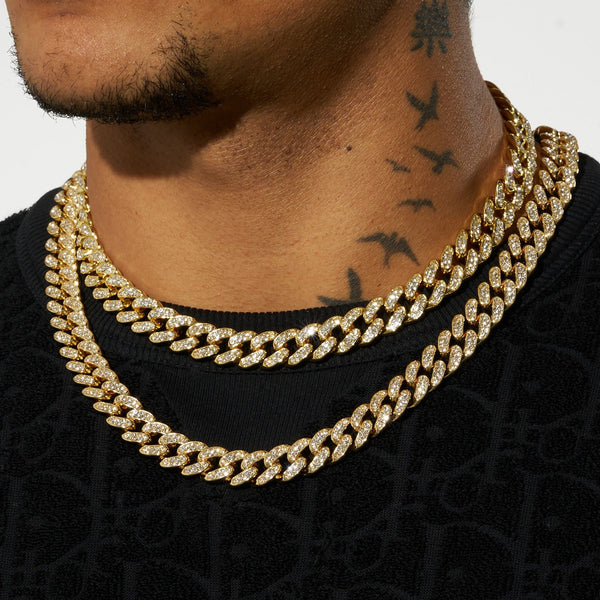 13mm Cuban Chain - Gold