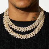 20mm Monaco Chain - Gold