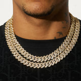 14mm Monaco Chain - Gold