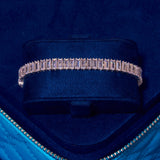 6MM Moissanite Baguette Tennis Bracelet - 925 Silver - D Colour - VVS1