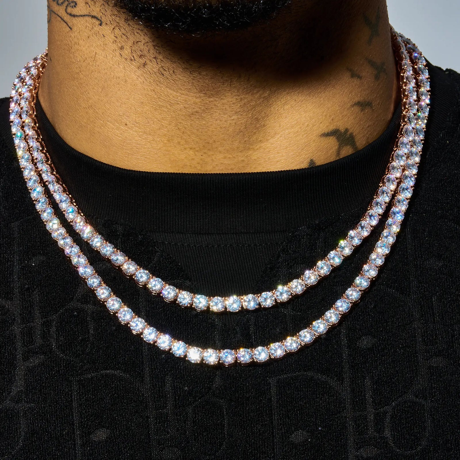 6mm Tennis Chain - Rose Gold | Elegant & Durable Jewelry – ADAMANS