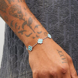 Tiffany Blue Clover Bracelet - 925 Silver