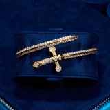 Iced Dagger Bracelet - Gold