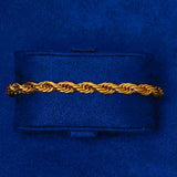 6mm Rope Bracelet - Gold
