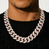 23MM Miami Cuban Link Chain - Rose Gold