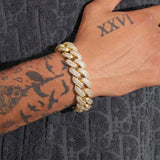 23mm Miami Cuban Link Bracelet - Gold