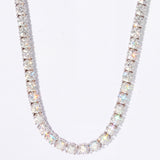 5mm Moissanite Tennis Chain - Silver - D Color - VVS1