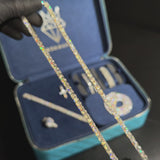 5mm Diamond Tennis Chain - 14k White Gold